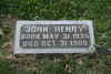 1909 Headstone John Henry
